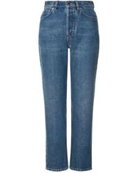Alberta Ferretti - Cropped Jeans - Lyst