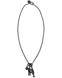Juun.J - Charm-Detail Curb-Chain Necklace - Lyst