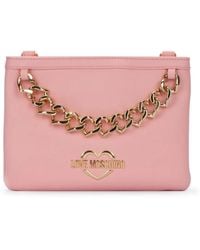 Love Moschino - Logo-Plaque Tote Bag - Lyst