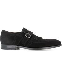 Henderson - Suede Monk Shoes - Lyst