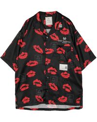 Maison Mihara Yasuhiro - Hemd Mit Grafischem Print - Lyst