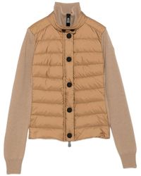 Moncler - Quilted-Panel High-Neck Jacket - Lyst