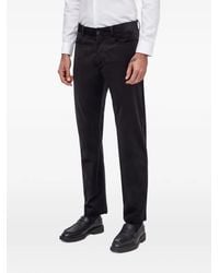 Sisley - Velvet-Texture Trousers - Lyst