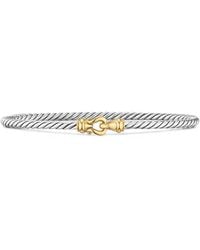 David Yurman - Bracciale Cable Flex Con Fibbia - Lyst