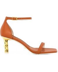 Kat Maconie - Adela Chain-Link Heel Sandals - Lyst