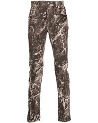 Purple Brand - Vaqueros skinny con estampado de mármol - Lyst
