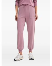 EA7 - Drawstring-Fastening Track Pants - Lyst