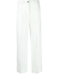 Peserico - Flared Broek - Lyst