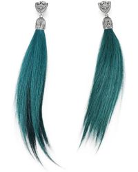 DSquared² - Goat Skin Tassel Earrings - Lyst