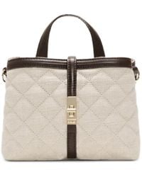 MZ Wallace - Mini Astor Quilted Linen Tote Bag - Lyst