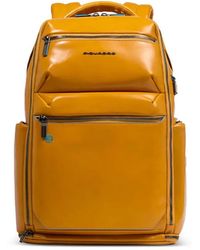 Piquadro - Multi-Pocket Laptop Backpack - Lyst