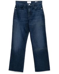 FRAME - Vaqueros capri Le Jane - Lyst