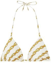 Versace - Treasure Bikini Top - Lyst