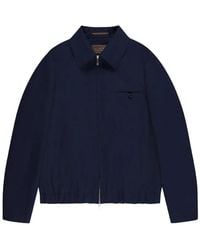 Montedoro - Collared Zip Bomber Jacket - Lyst