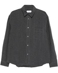 Lardini - Chest-Pocket Buttoned Shirt - Lyst