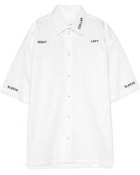 Yoshio Kubo - Embroidered Short-Sleeve Shirt - Lyst