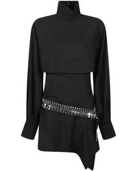 IRO - Studded Layered-Detail Midi Dress - Lyst