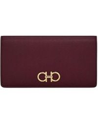Ferragamo - Gancini Portemonnaie mit Schnalle - Lyst