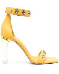 Rick Owens - 100Mm Eyelet-Detail Sandals - Lyst