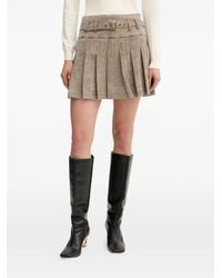 Guess - Estell Mini-Plooirok Met Ceintuur - Lyst