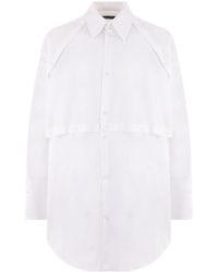 FEDERICO CINA - Layered Cotton Shirt - Lyst