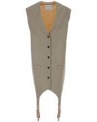 Moschino - V-Neck Waistcoat - Lyst