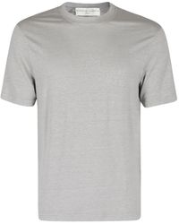 FILIPPO DE LAURENTIIS - Camiseta con cuello redondo y manga corta - Lyst