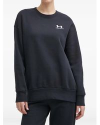 Under Armour - Icon Logo-Print Sweatshirt - Lyst