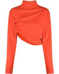 The Row - Callan Long-Sleeve Cashmere Top - Lyst