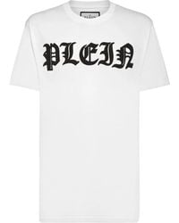 Philipp Plein - Gothic Plein Cotton T-Shirt - Lyst