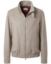 Brunello Cucinelli - Veste En Laine À Fermeture Zippée - Lyst