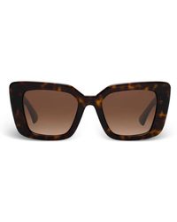 Burberry - Equestrian Knight Design Sunglasses - Lyst