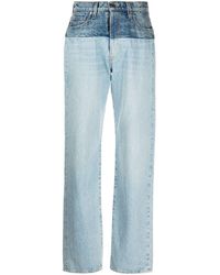Amiri - High-rise Straight-leg Jeans - Lyst