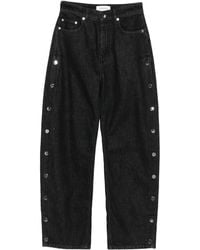 Sportmax - Galante Jeans mit seitlichen Knöpfen - Lyst