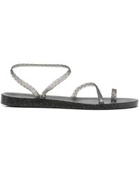 Ancient Greek Sandals - Glitter-Detailed Single-Toe Flip Flops - Lyst