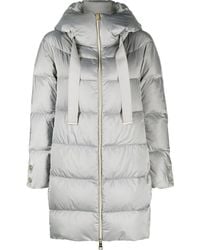 Herno - Raso Hooded Padded Coat - Lyst