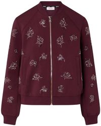 Liu Jo - Sweatshirt With Jewel Embroidery - Lyst