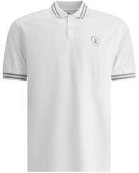 Brunello Cucinelli - Polohemd Mit Logo - Lyst