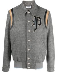 Philipp Plein - Logo-Appliqué Cotton Bomber Jacket - Lyst