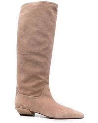 Paris Texas - Bettina Pointed-Toe Suede Boots - Lyst