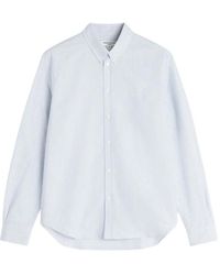 Maison Kitsuné - Gestreept Overhemd - Lyst
