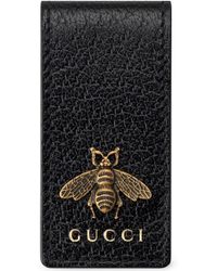 Gucci Portemonnee Met Geldclip - Zwart