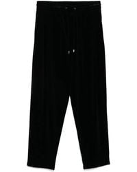 Giorgio Armani - Chenille Drawstring Trousers - Lyst