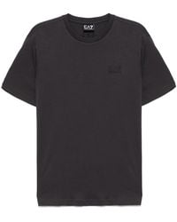 EA7 - T-Shirt À Patch Logo - Lyst