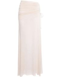 MANURI - Drawstring-Detail Maxi Skirt - Lyst