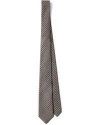 Prada - Geometric-pattern Silk Tie - Lyst