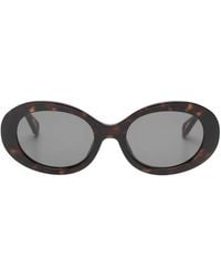 Zadig & Voltaire - Tortoiseshell-Effect Round-Frame Sunglasses - Lyst