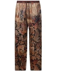 Pierre Louis Mascia - Aloe Tapestry-Print Drawstring Trousers - Lyst