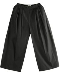Amomento - Pleated Wide-Leg Trousers - Lyst