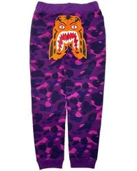 A Bathing Ape - Camouflage-Print Track Pants - Lyst